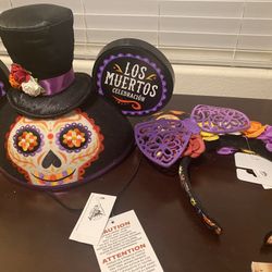 Disney Day Of The Dead Mickey Hat & Ears