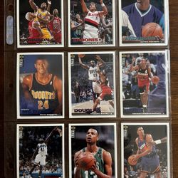 1995-96 UD Collector’s Choice Basketball Traded Set (1-30)