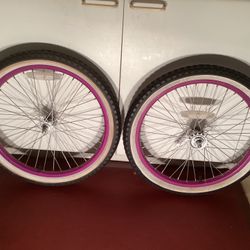 20” Road BMX Bike Wheels Excellent Condition $35 Firm 