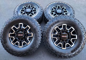 18” GMC 2500 AT4X New 2025 Wheels And Tires