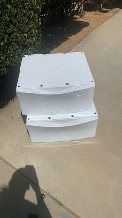 Washer & dryer drawers