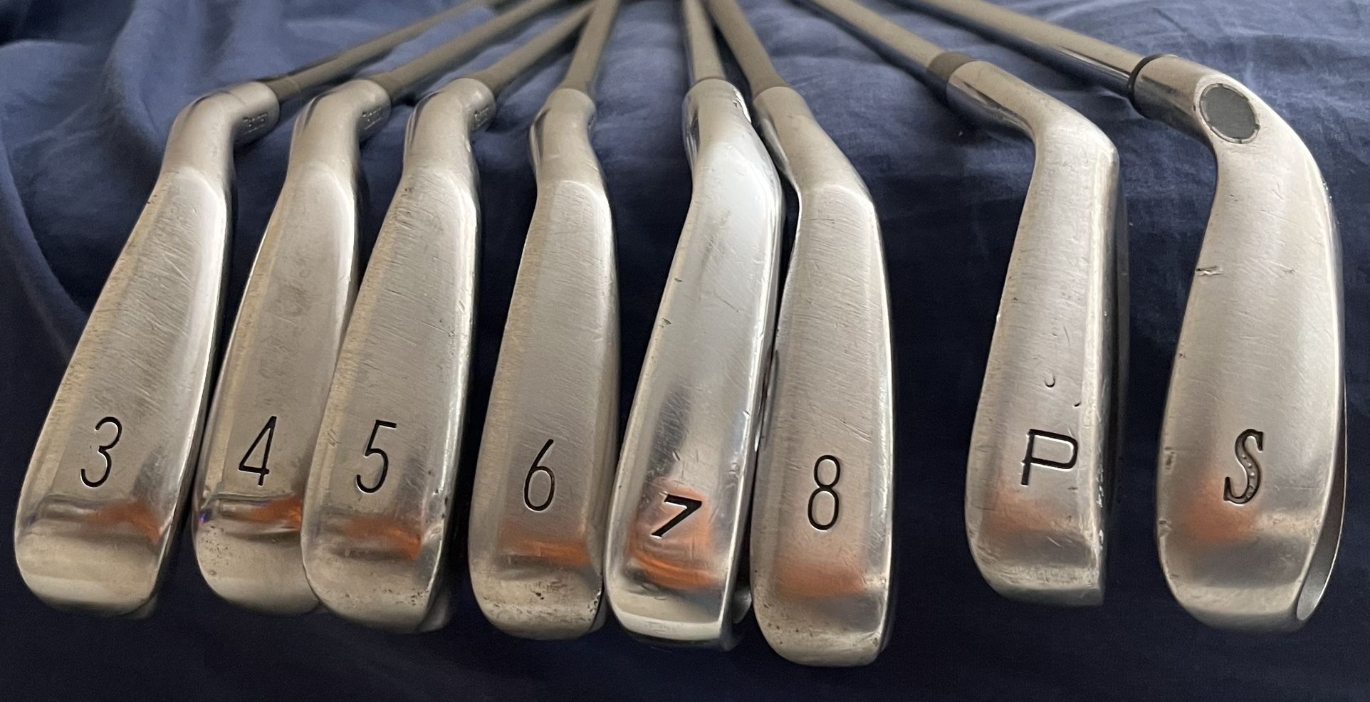 Maruman CS301T 38 Iron Set, Taylormade 7iron, Callaway Sand Wedge