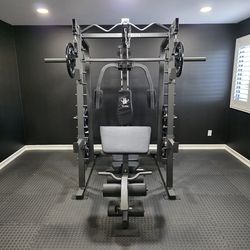 Smith Machine 2001 | Multi-Use Adj Bench | Gym Equipment | Fitness | Squat Rack | Excercise |🔴WEIGHTS AND BARBELL SOLD SEPARATELY 🔴 FREE DELIVERY 🚚