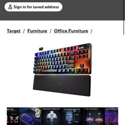 SteelSeries APEX PRO TKL WIRELESS Gaming Keyboard 