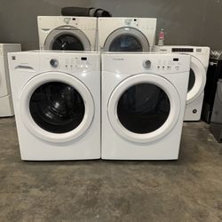 FRIGIDAIRE LARGE CAPACITY WASHER DRYER ELECTRIC SET 