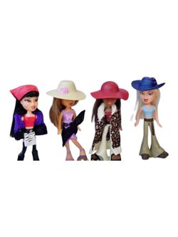 New Bratz 4 Doll Collection  Never Opened  -Sasha - Cole - Jade - Sasha