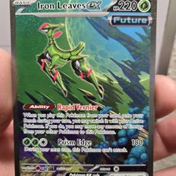 Iron Leaves Ex Pokemon Card 