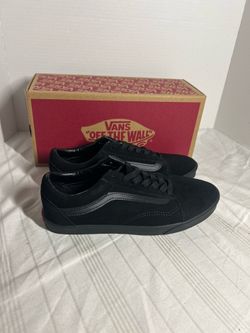 Vans Old Skool Lowpro Black Black Womens 7.5 Mens 6 Sneakers VN000D0EBKA NIB
