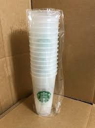 Reusable Frosted Venti Starbucks Cups X15