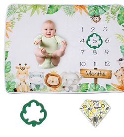 Safari Milestone Blanket 