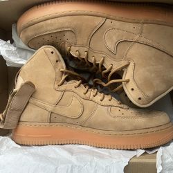Air Force One 1 Size 10 Wheat/Gum