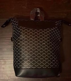 Black goyard backpack for sale