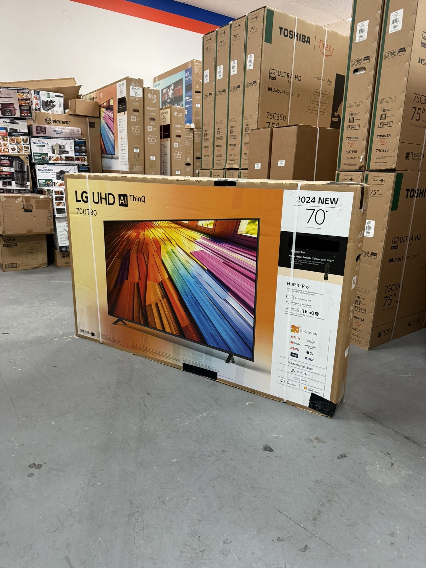 70” LG UT8000 4K SMART TV