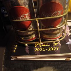 60s   Coke cola salt and pepper shakers