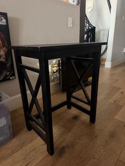 Black Side Table