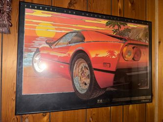 Ferrari dealership lithograph Ferrari dealership lithograph