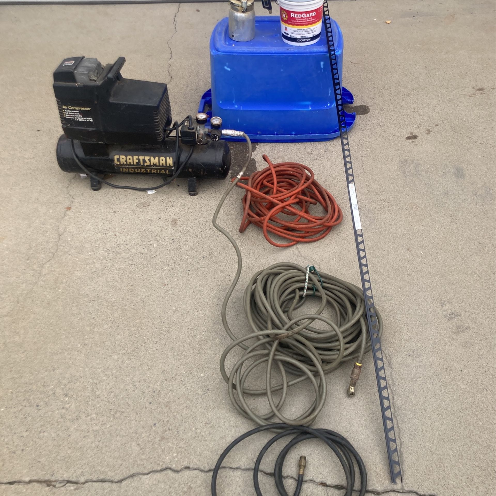 RedGard & Air Compressor, Painted Gun
