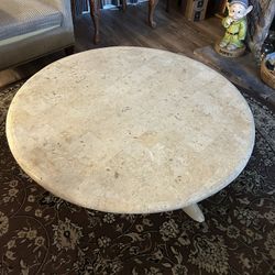 4ft Round Concrete Coffee Table