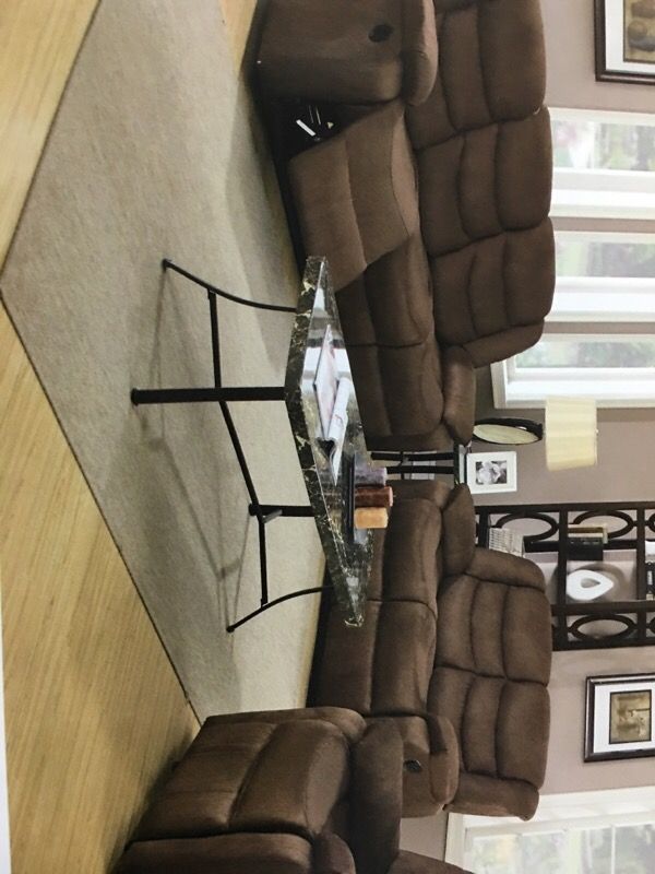 Reclining Sofa and Loveseat(new)