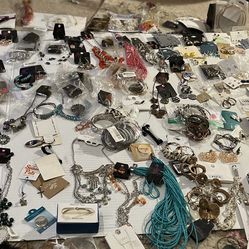 Fashion jewelry lot new with tags 9 pounds