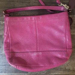 Pink Coach Crossbody 