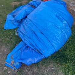 Large Blue Tarps