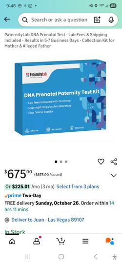 DNA Prenatal Paternity Test