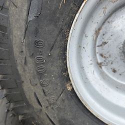 ((READ AD))((set set TWO))((TWO 15X6X6 GARDEN Trailer Wheels)) Riding Mower 