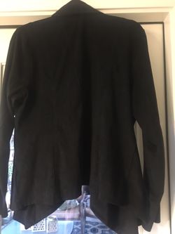 Ladies Suede like Jacket. Size Large. New without tags