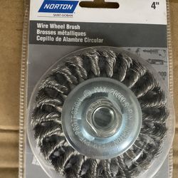 Norton Wire Brush, Clipper 4" Wire Wheel for Angle Grinder $10/each multiple available 