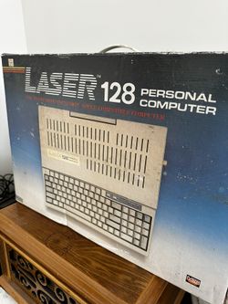 Laser 128 Personal Computer With Original Box And Papers 