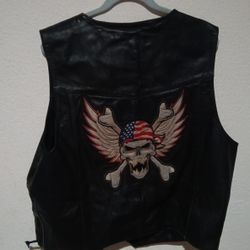 Motorcycle 🏍️ Vest (Leather)