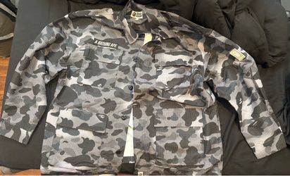 OBO BAPE thin button up jacket/shirt