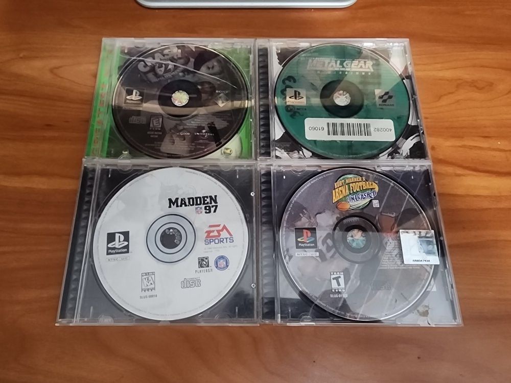 Sony Playstation Games - PS1 Lot 4 Games (Disc And Case Only)