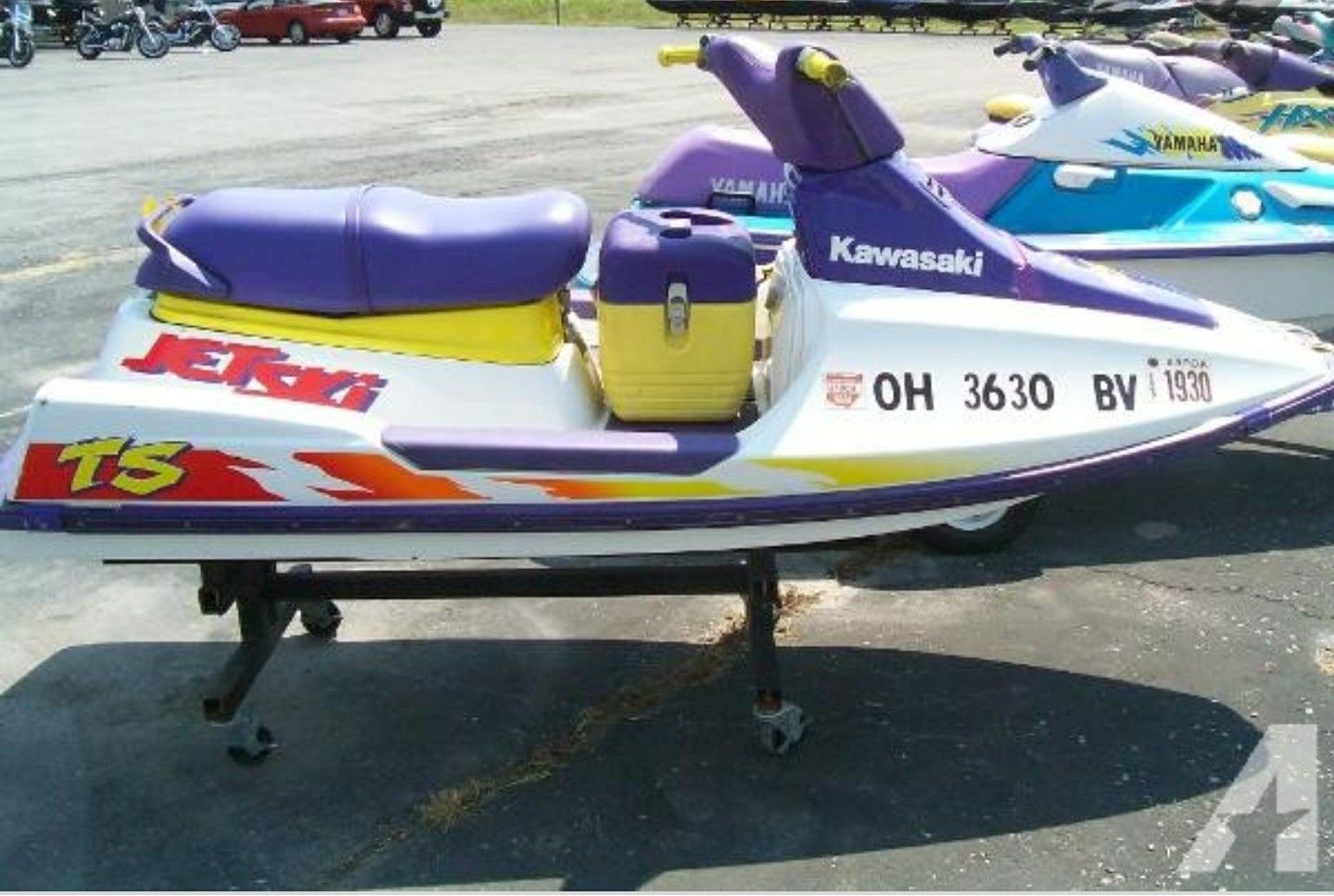 Kawasaki TS jet ski and trailer. Trade something?