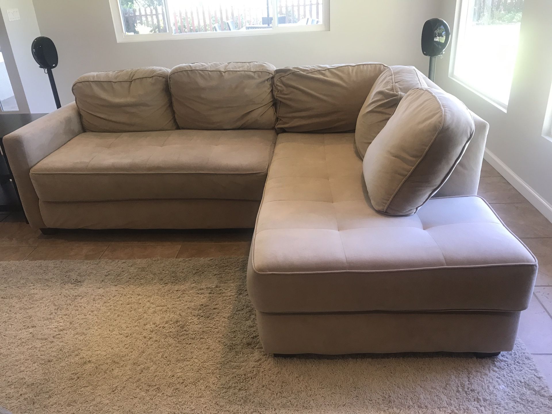 Tan Sectional Couch for Sale