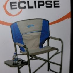(2) Bass Pro Shop Eclipse Chairs With Side Tables 