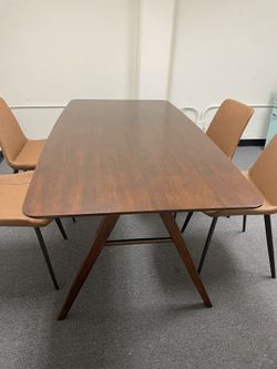 Brand New Dining Table Set, Dimensions: 67.5” Lx 34.5” W