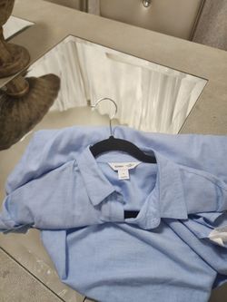 Old Navy Blue Button-Down Shirt Size S