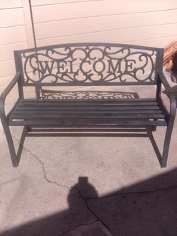 Welcome Bench