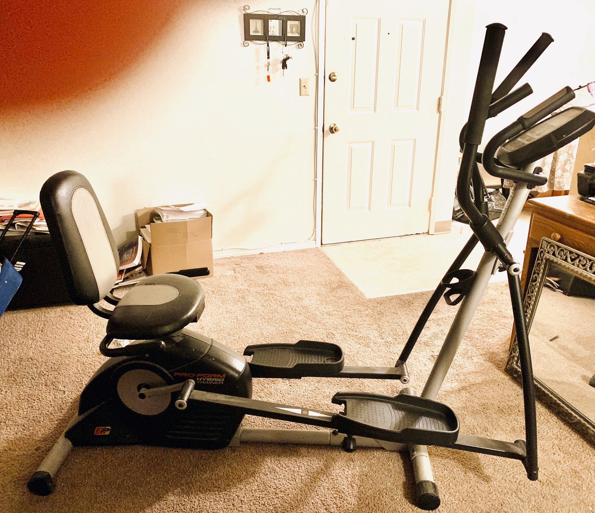 Proform Hybrid Recumbent Exercise bike and Elliptical