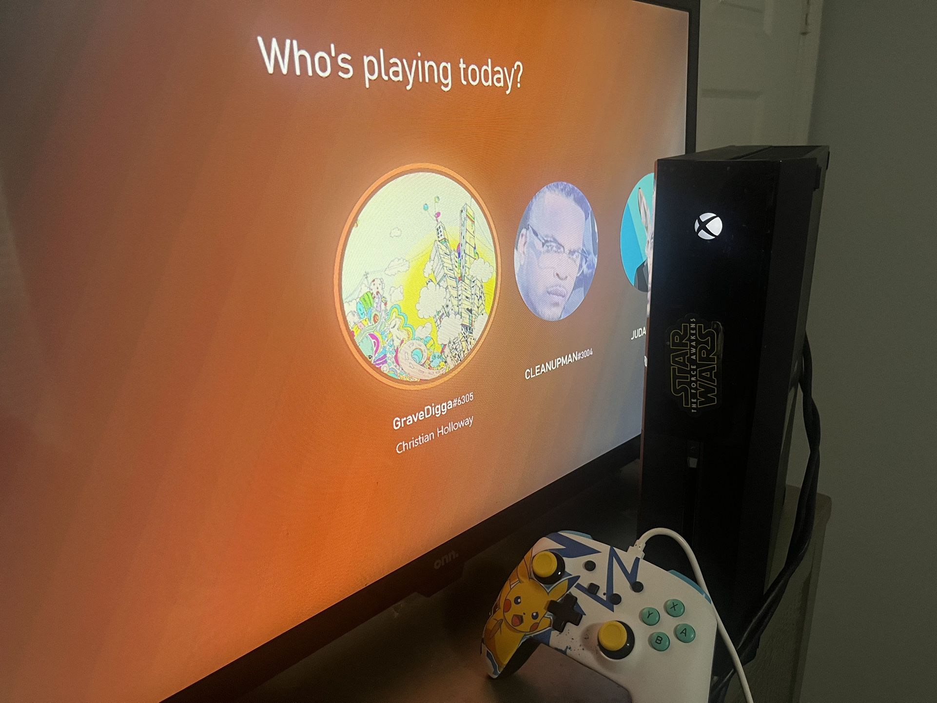 Xbox One With Pokémon Controller