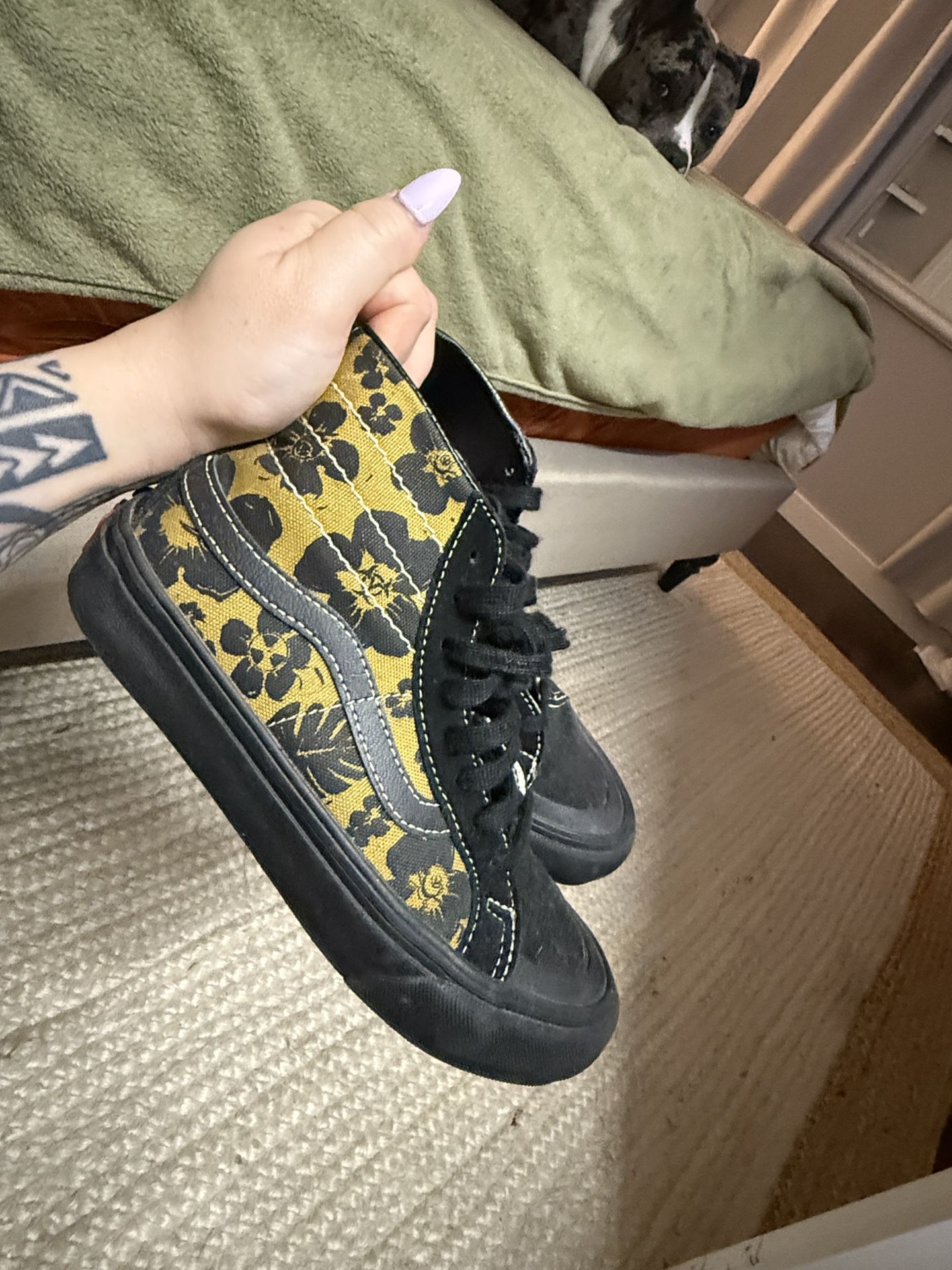 Vans Sneaker Black And Mustard