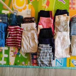 Baby Boy Clothes, Hats, Mittens For Infants, Shoes And Pacifiers Bundle, 