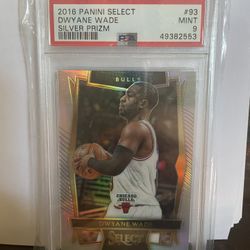 2016 panini Select Dwayne Wade Silver Prism