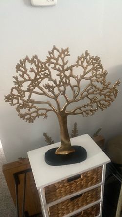 Brass Tree Sculpture