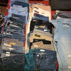 Jeans Jeans Jeans 27 pairs $6 Each