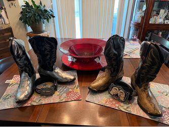 Memorial Day Special : Western Style Boots And Ram Jeans.      Great Western Style Belts & Buckles