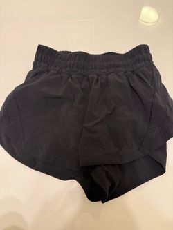 Lululemon Track That High-Rise 3” Lined Shorts Black Size 6