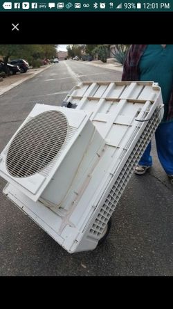 Large swamp cooler awesome for cooling off outdoors patio or garage